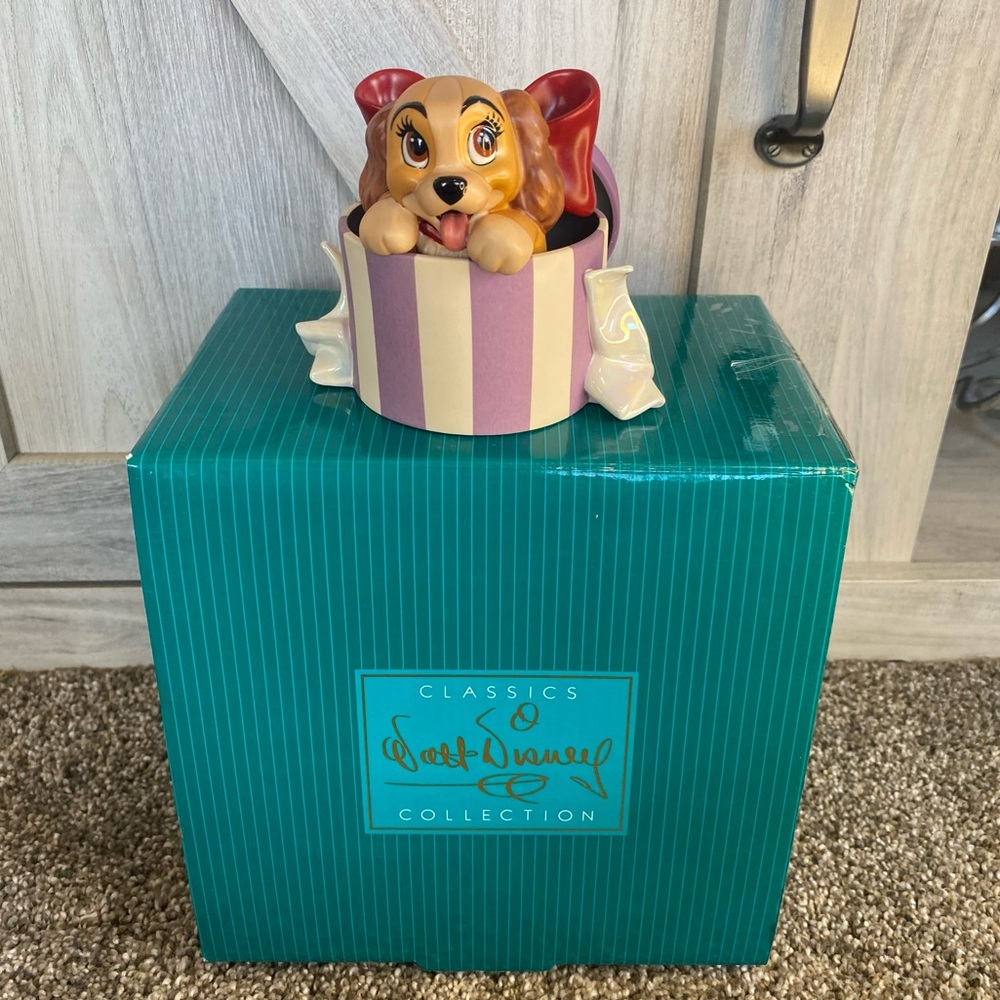 DISNEY FIGURINE LADY AND THE TRAMP "LADY" 4” Pristine ORIGINAL 1999